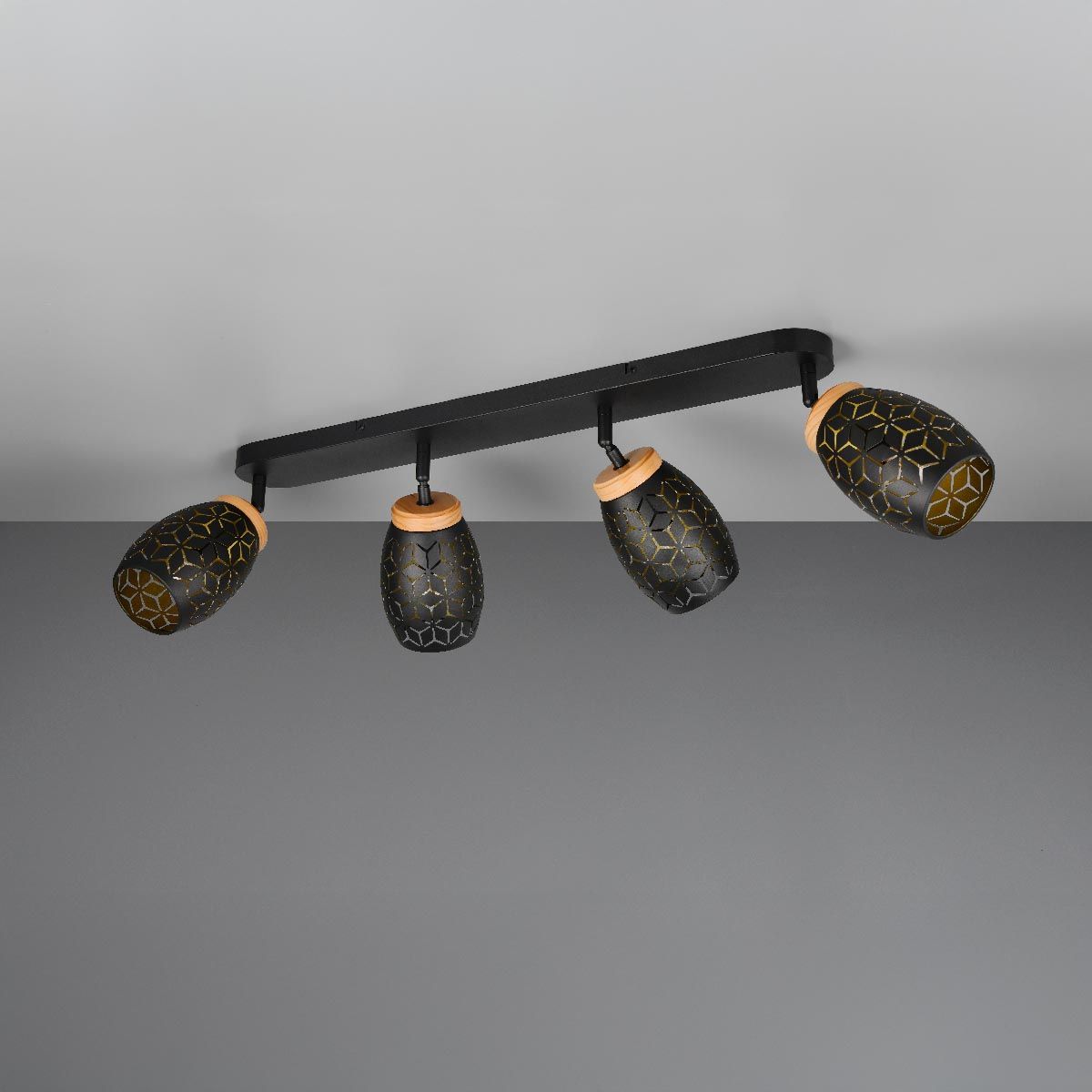 Lampen: 4er Strahler, Schwarz, 74 cm x 12 cm – Neu (gemäss Beschreibung) aus Kreuzlingen von Smart-Light 2