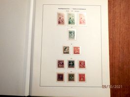 PJ Sammlung ab 1912 Vorläufer und Blocks (*) ab 1923 (**)