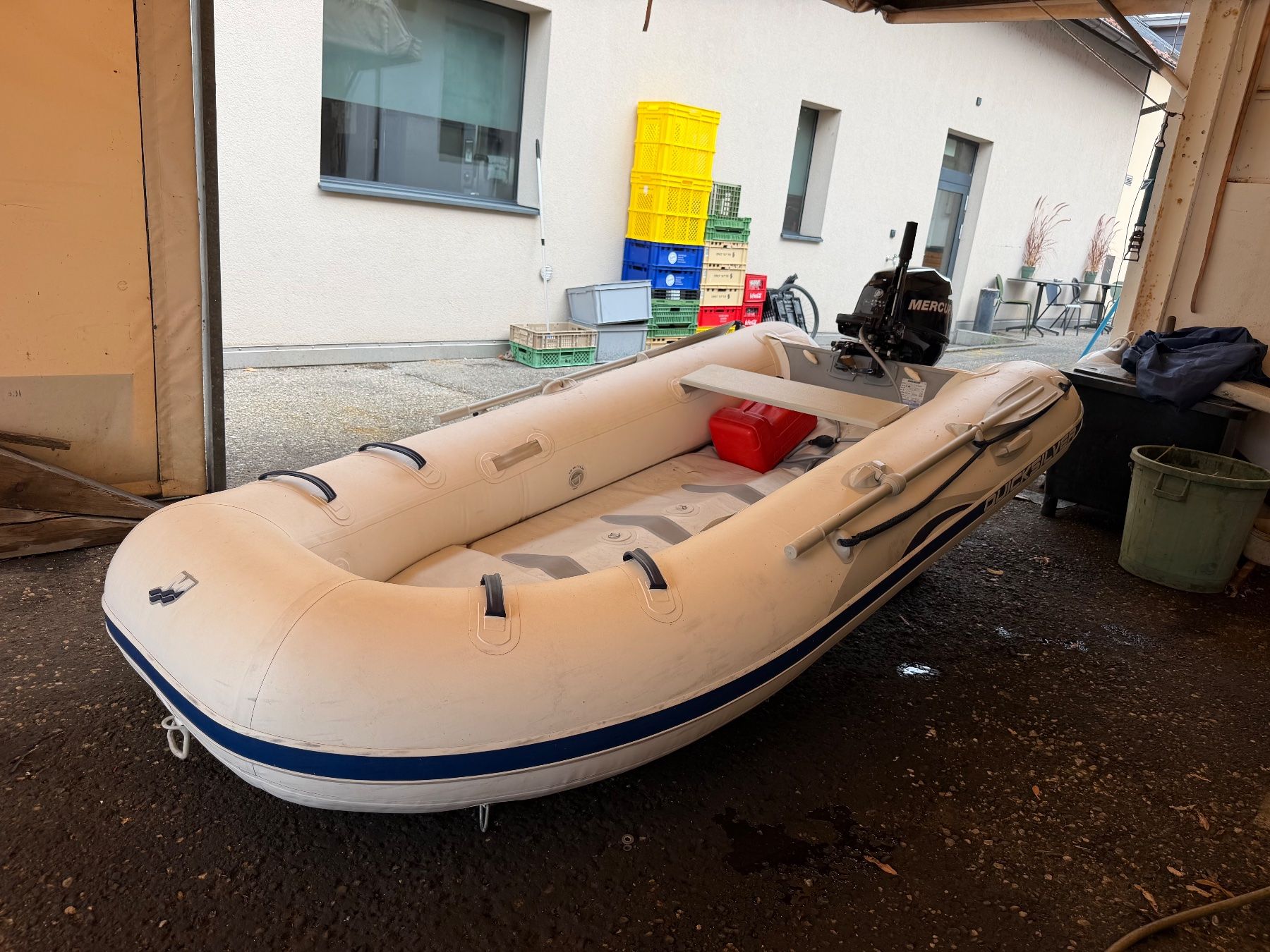 Quicksilver Bateaux: Schlauchboot Quicksilver mit Mercury Aussenborder guter Z... – D'occasion à Neuenegg par 1054patrick 1