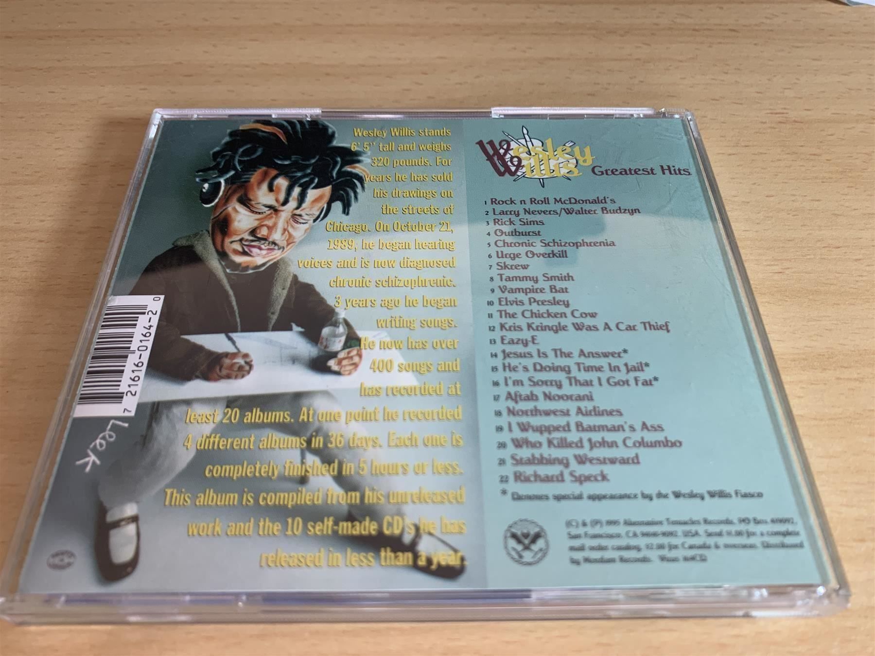 CD: Wesley Willis – Greatest Hits – Usato da Rikon im Tösstal venduto da Alpenmutz 1