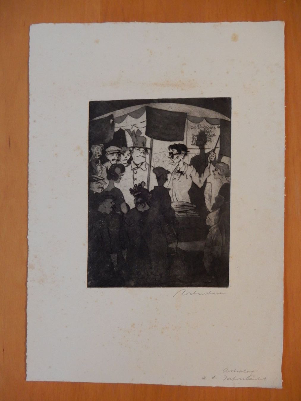 Grafiken & Lithographien: Rickenbach 3x Lithograp Sign. 1935 inter – Gebraucht aus Emmenbrücke von Kunstankaufverkauf9