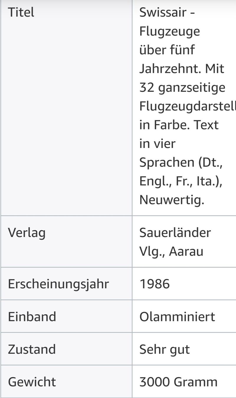 Libri: Swissair Zeitdokument – Nuovo e nell'imballaggio originale da Dintikon venduto da Kamelsammler 8