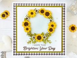 Stanzschablone Nr.257, Blumen, Sonnenblumen(Sizzix geeignet)