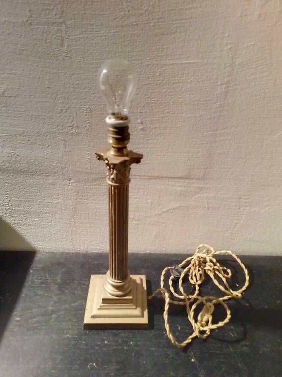 Lampen: lampada ottone massiccio antica – Gebraucht aus Pianezzo von Millecolline 1