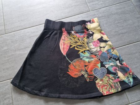 DESIGUAL Winterjupe, Schwarz/bunt, Gr.M
