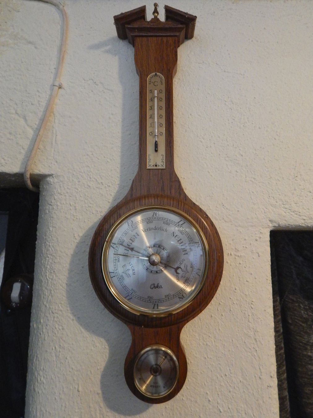 Altro per la casa: Edles Barometer/Thermometer/Hygrometer aus Holz – Usato da Meilen venduto da morethanbooks 2