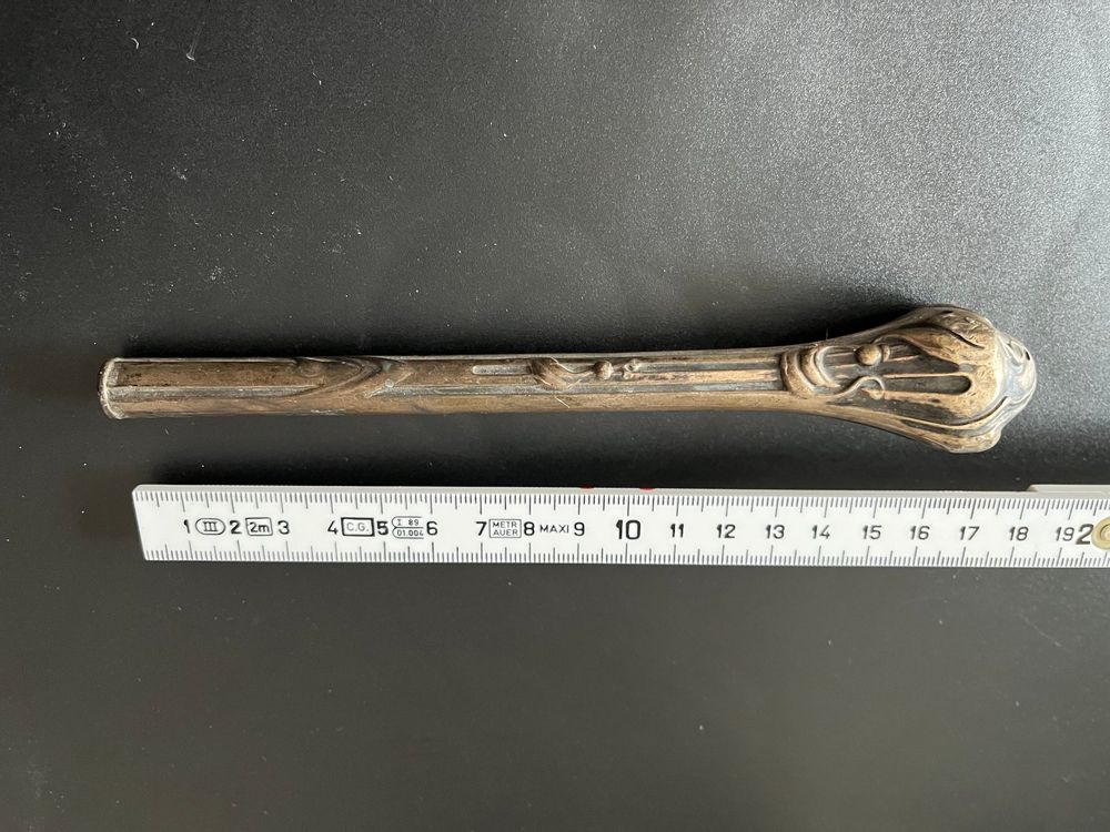 Geschnitzter Spazierstock Für Einen Angehörigen Der Wehrmacht " Smole
