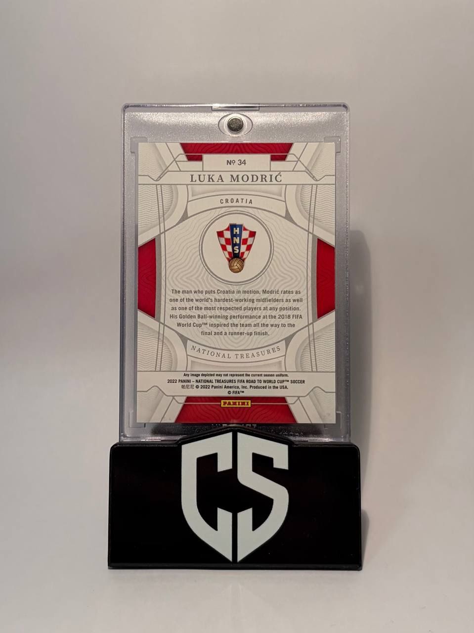 Panini Carte collezionabili: 2022 Panini National Treasures Luka Modric /11 Ruby – Usato da Oftringen venduto da collectsupply 1