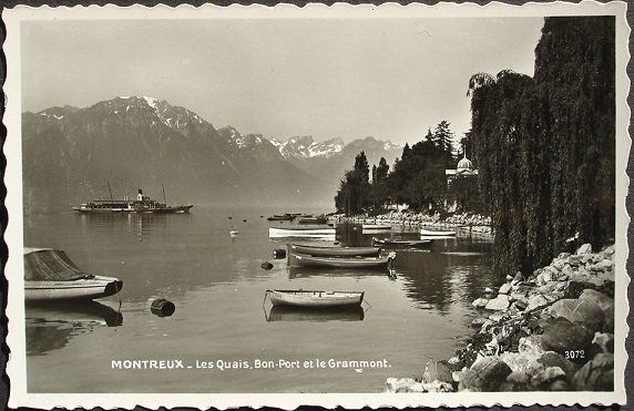 MONTREUX Les Quais, BonPort, Dampfschiff Kaufen auf Ricardo