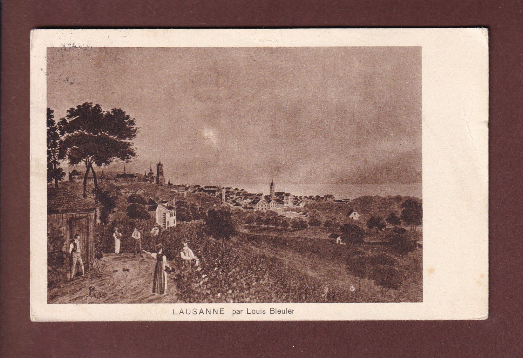 Cartes postales: LAUSANNE par Louis Bleuler - 1925 – D'occasion à Pully par nicecards
