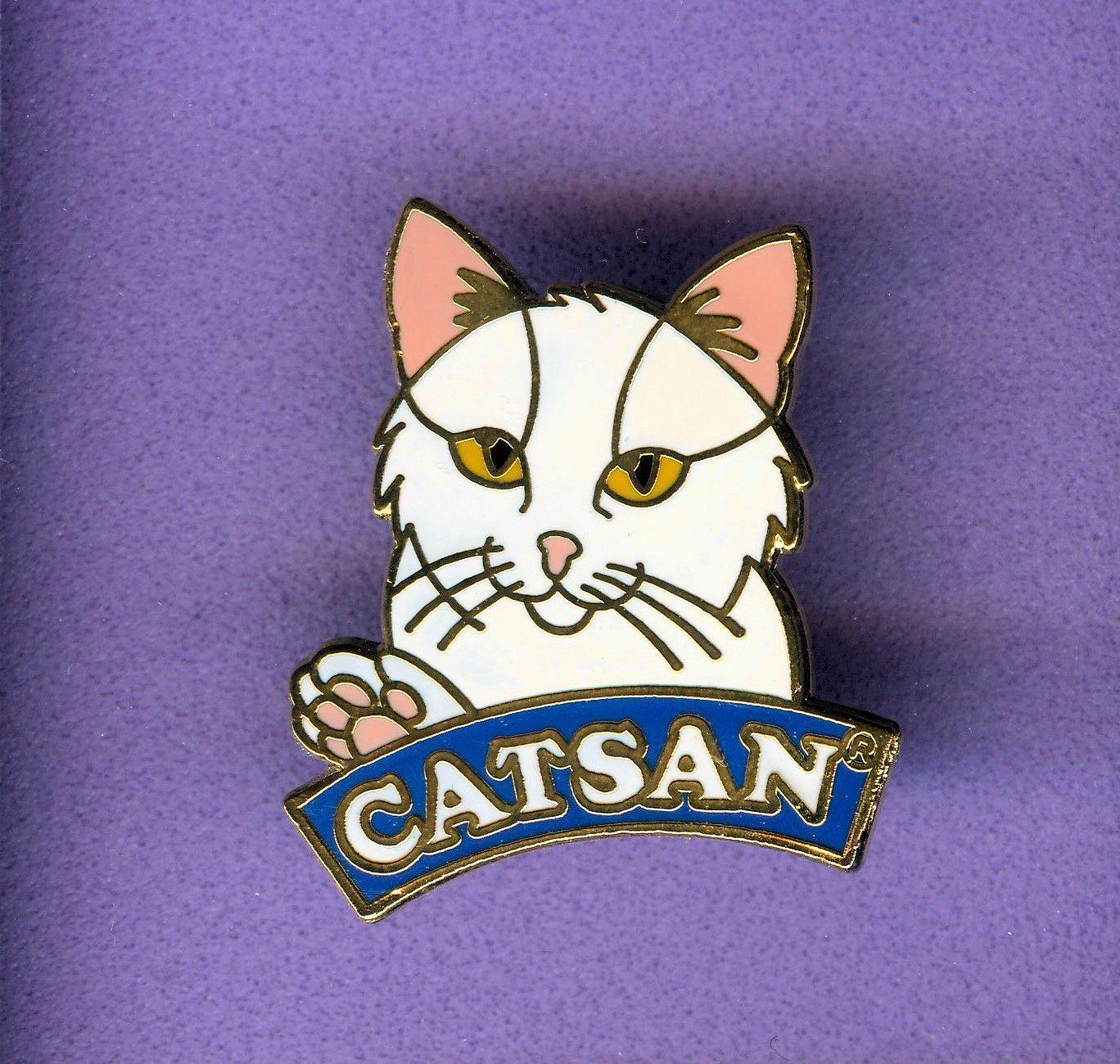 Plaketten & Abzeichen: CATSAN  Katzenstreu – Gebraucht aus Winterthur von Sammleroase