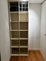 Schmales Regal von Ikea PAX, weiss