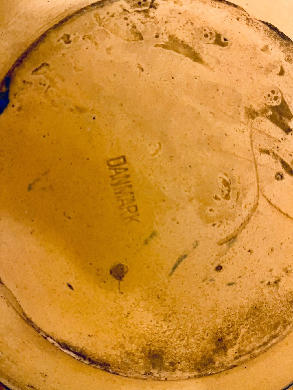 Piatti: Rustikale Vintage Keramik Schale, blau, Denmark – Usato da Basel venduto da so1_nf6l 1