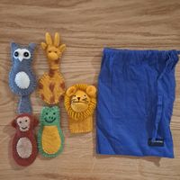 Neue Faire Helvetas Tier Fingerpuppen