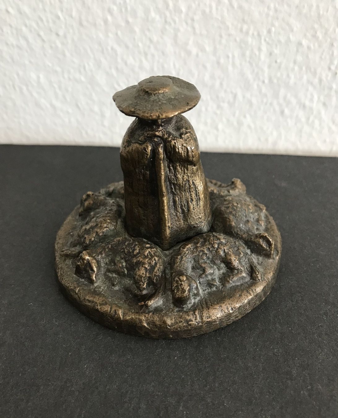 Skulpturen & Statuen: BRONZE FIGUR HIRTE mit MONOGRAMM MK – Gebraucht aus Luzern von Immergern 3
