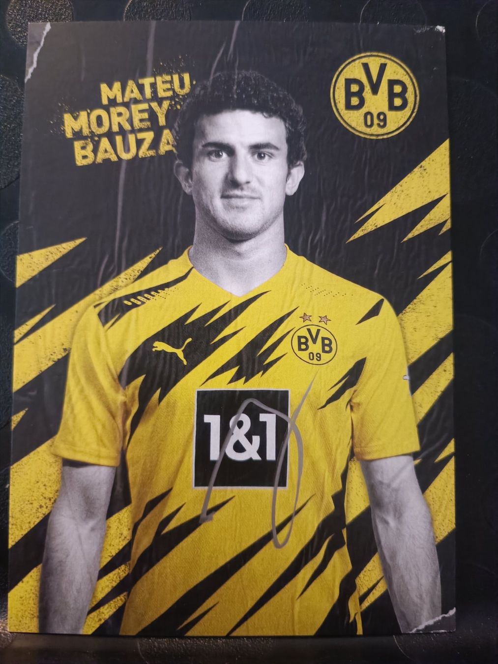 Autografi: Mateu Morey Bauza - BVB - Handsignierte alte Karte – Usato da Menziken venduto da Artographs