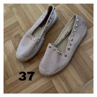 Espadrilles Damen Grösse 37 mit Nieten Rosa