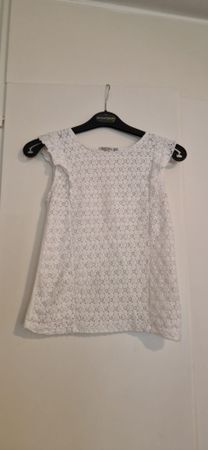 Chemisier Été Dentelle Blanche - Élégant & Léger!