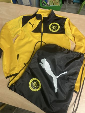 Puma Trainingsjacke FC Gerlafingen + Beutel, Gr. 164