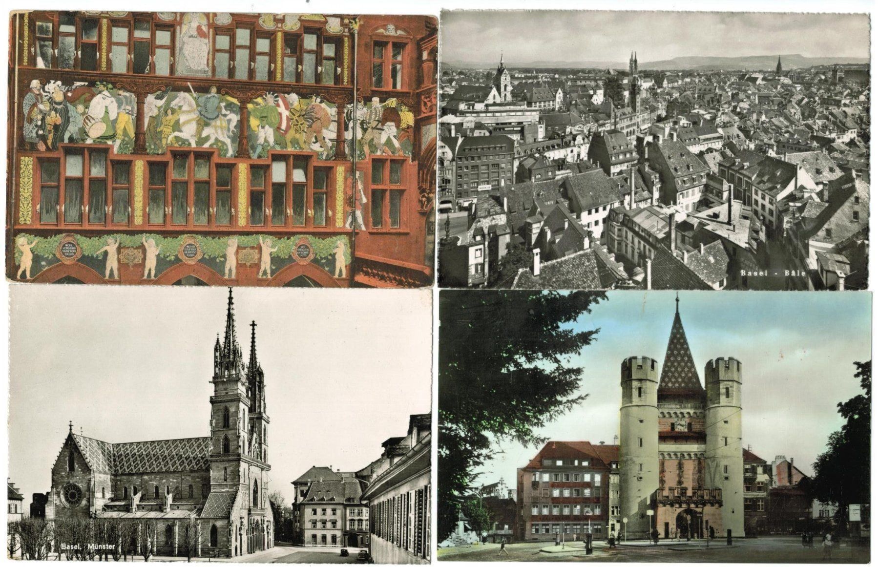 Cartes postales: 4 AK Basel – D'occasion à Zürich par Tolima194