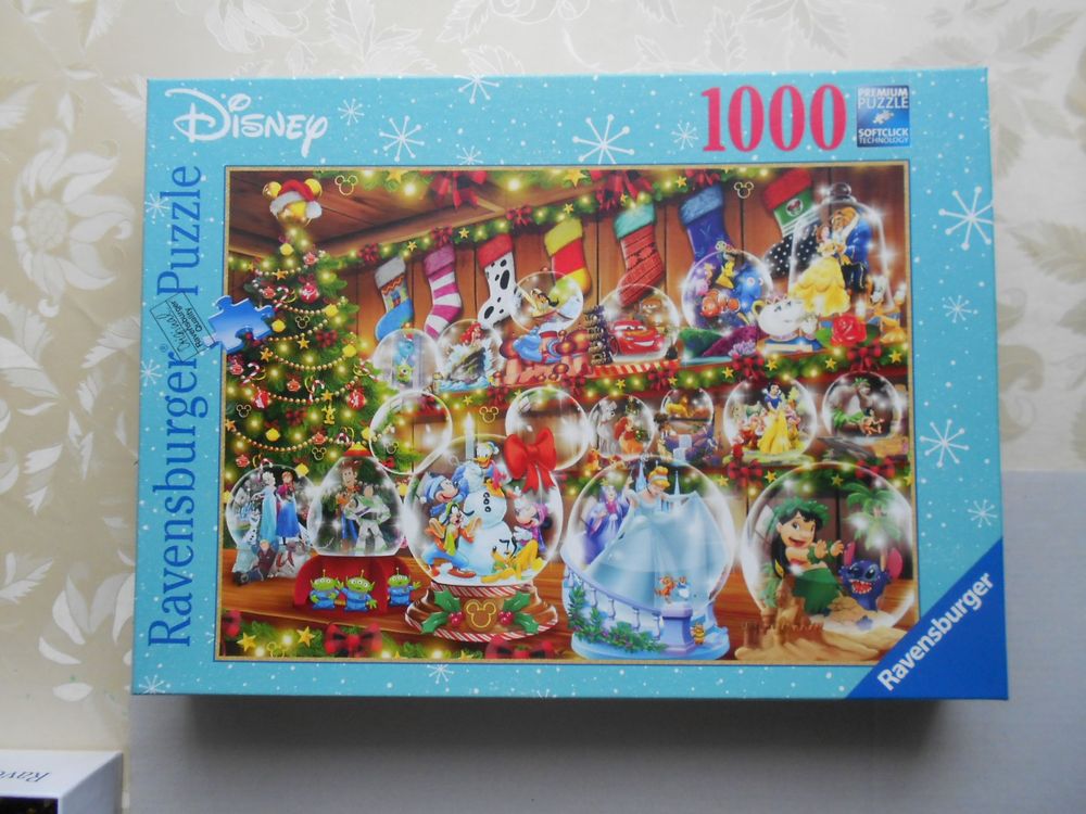 Puzzle 1000 Teile Schneekugelparadies (Disney) Weihnacht Kaufen