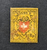 Top Rayon II Stein A1 Mittel Tabak mit Abart, Attest Hermann