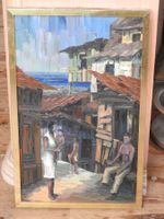 Oelbild Valparaiso - sign. Petrus