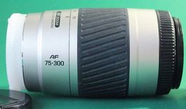 Minolta 4,5-5,6/75-300mm AF f.Sony/Minolta silber.