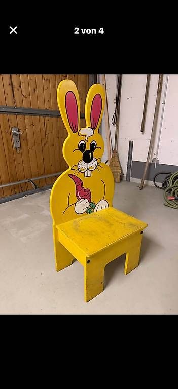 Stühle: Kinderstuhl, Hasen Design – Gebraucht aus Wil SG von mu__9pmp 1