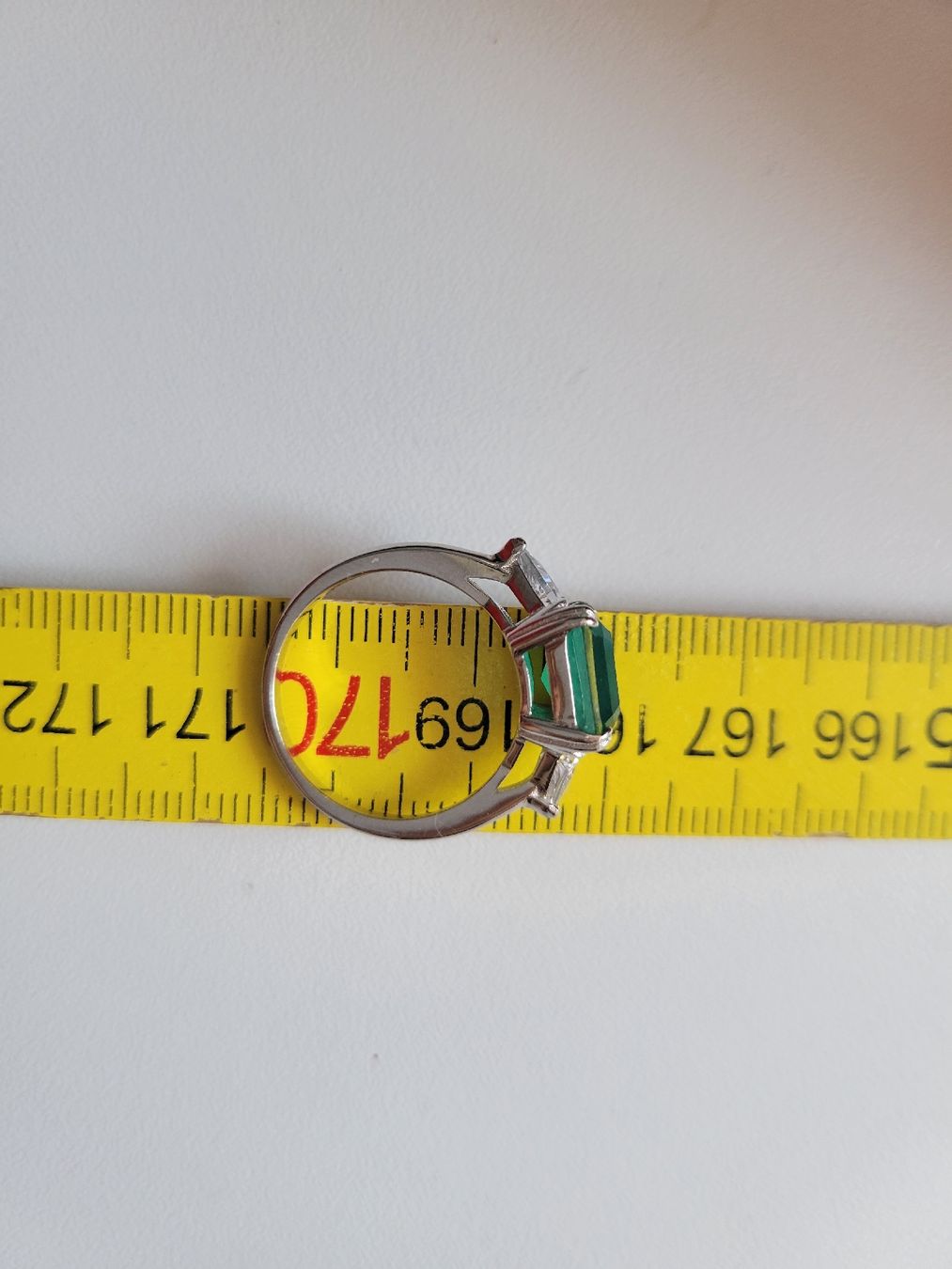 Bagues: Bague Argent 925 & Émeraude (Taille 52) – Neuf (Voir description) à Bernex par Dariafr 3