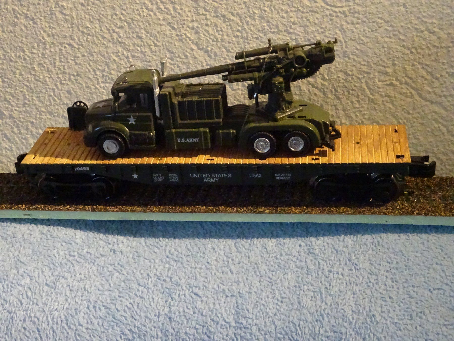 Kit di modellismo & Modellini statici: US Army Militär Waggon mit Geschütz – Usato da Hirschthal venduto da Legov 3