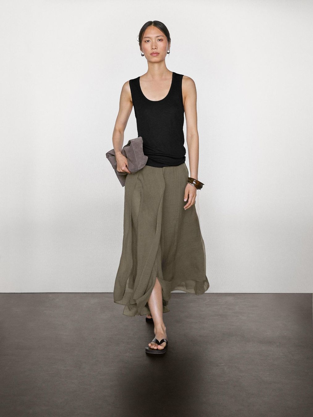 Massimo Dutti Gonne: Massimo Dutti Maxirock dunkelbraun Grösse 38 – Nuovo (secondo la descrizione) da Liebefeld venduto da Ochotona 7