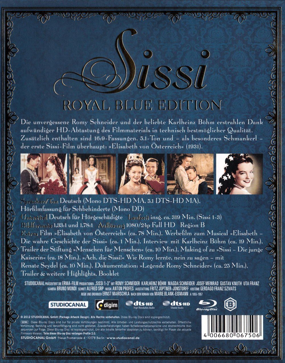 Tutti i DVDs: Sissi [Blu-ray] – Usato da Bitsch venduto da Melando 1