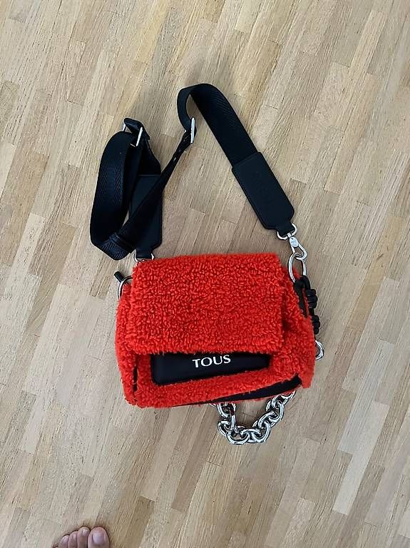 Borse: Tous Tasche in Teddy-Optik orange – Usato da Zürich venduto da Miiau101 1