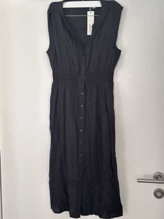 NEU Esprit Midikleid Schwarz Gr. S Sommerkleid Damen