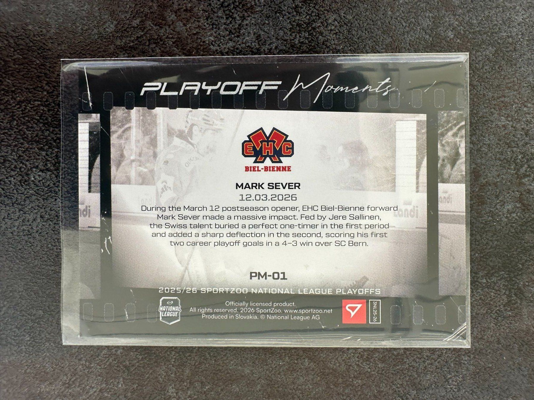 Sportzoo Carte collezionabili: Sportzoo EHCB Mark Sever Playoff Moments – Nuovo (secondo la descrizione) da Marsens venduto da Yoyokix 1