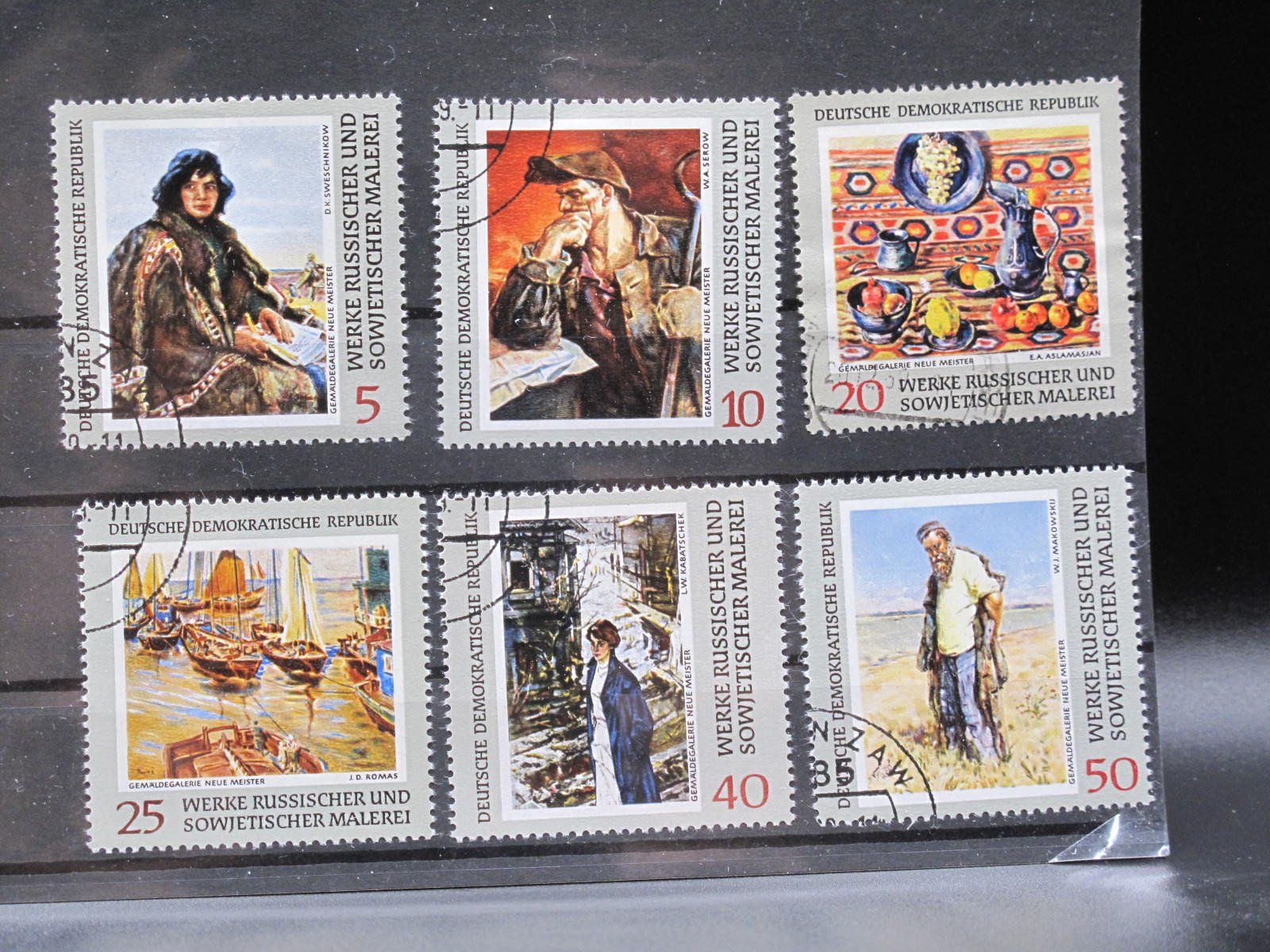 Tutti i francobolli: DDR 1969 Kunstsammlung Dresden gest – Usato da Wil SG venduto da fva01