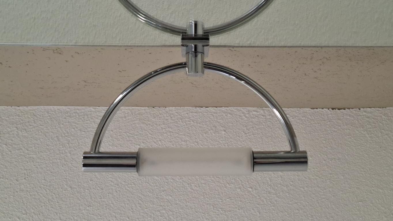 Lampen: Designer-Spiegelleuchte aus Chromstahl – Gebraucht aus Hünenberg See von Five2twelve 2