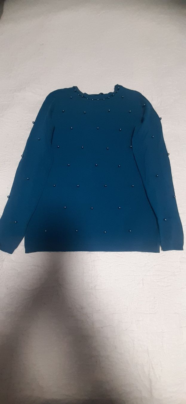 Pulls & Sweat-shirts: Orsay Strickpullover, petrolblau, Grösse S – Neuf avec emballage d'origine à Gretzenbach par LSXS