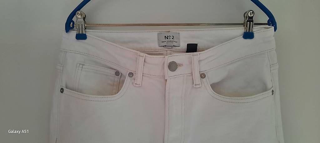 Jeans: ***H&M*** Jeanshose weiss Gr 31/32 – Usato da Wädenswil venduto da H2H_Secondhandshop 4