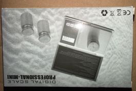 Digitalwaage Professional-Mini silber akzeptabel