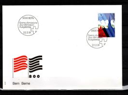 1991 - FDC / Sondermarke 800 Jahre Bern - Berner Alpen