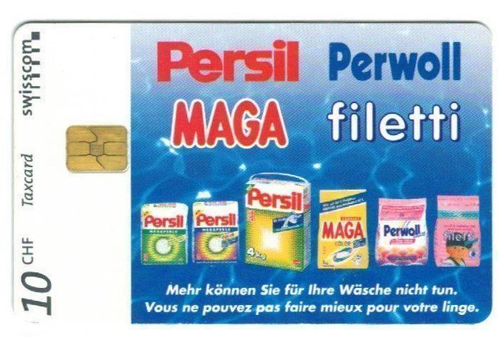 Swisscom Telefon- & Taxkarten: Taxcard Chip-1095 Persil – Gebraucht aus Zürich von Tolima194
