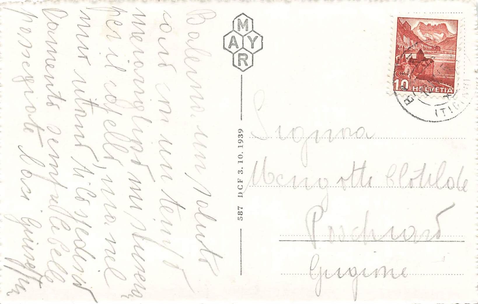 Cartoline postali: Balerna – Usato da Biasca venduto da Blenio71 1