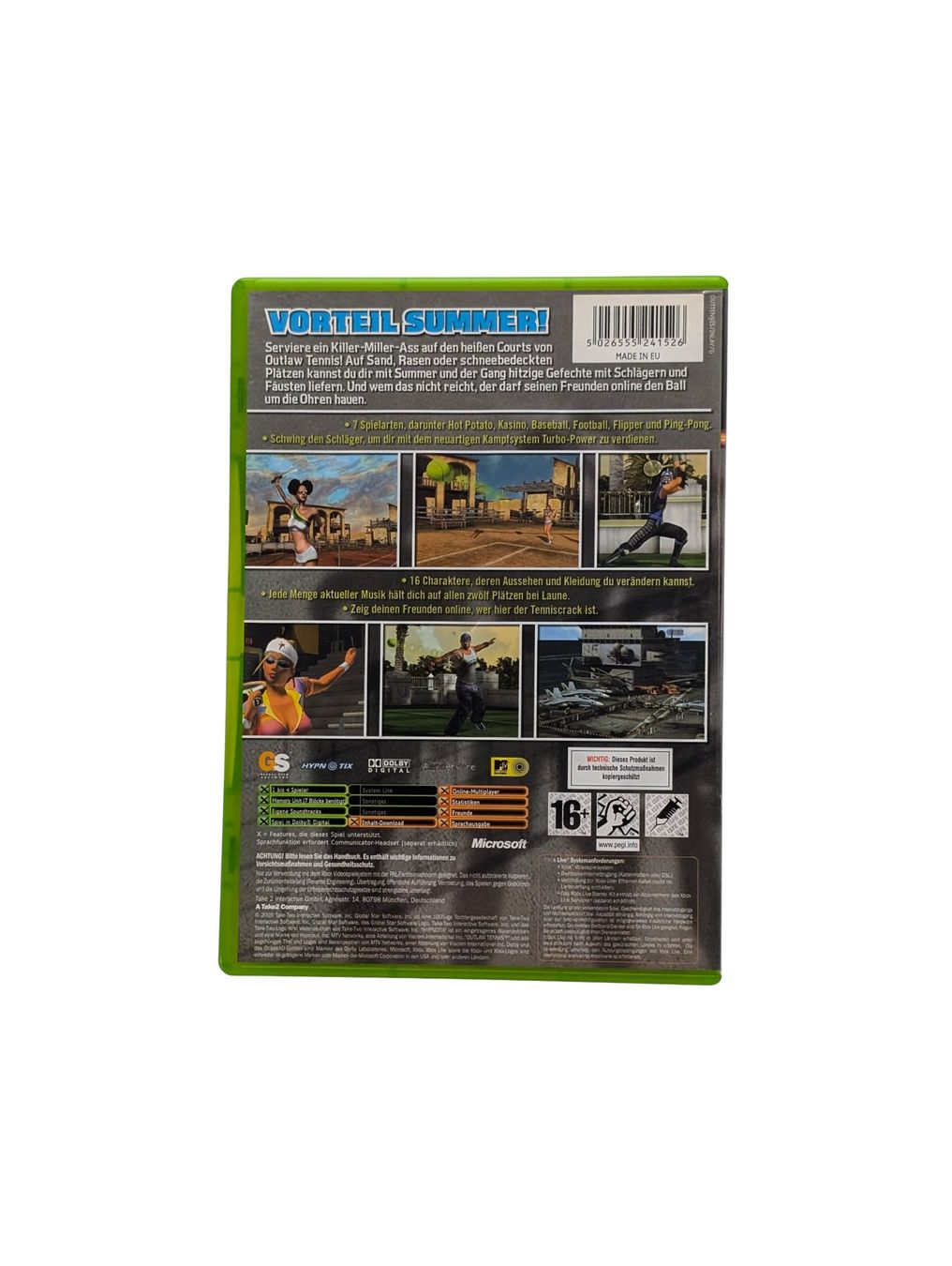 Microsoft Jeux: Outlaw Tennis Xbox Classic – D'occasion à Domat/Ems par IsseldorsShop 1