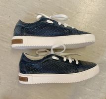 Neu L‘Idea sneaker Halbschuhe. Leder marineblau Gr 36
