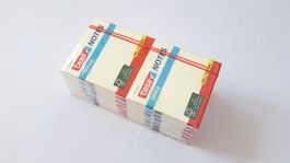 Haftnotizen tesa 12x,  75 x 75mm, gelb