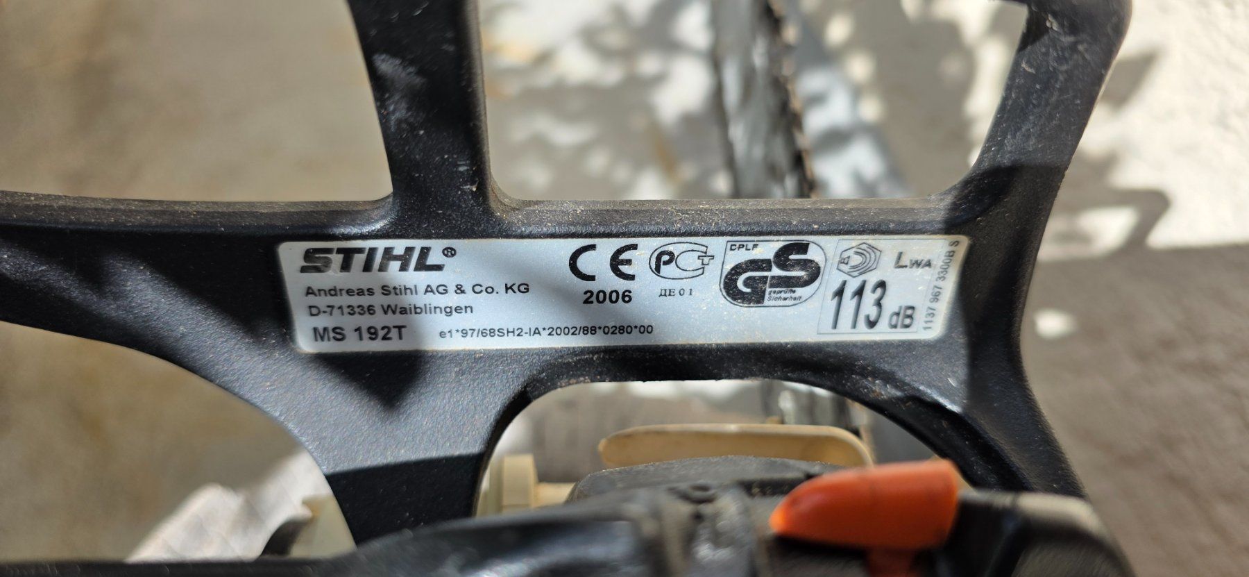 Stihl Seghe: Stihl 192 T – Usato da bern venduto da Candres 2