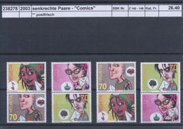 2003 "Comics" - senkrechte Paare,  ** postfrisch