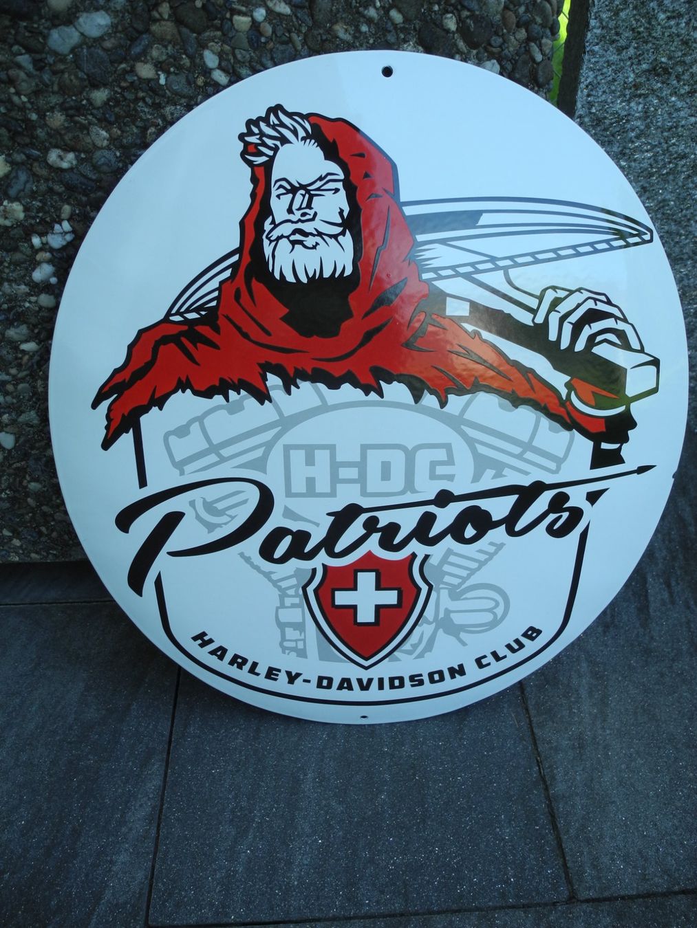 Harley-Davidson Schilder: HARLEY DAVIDSON PATRIOTS – Gebraucht aus Reinach AG von Huckleberrysix